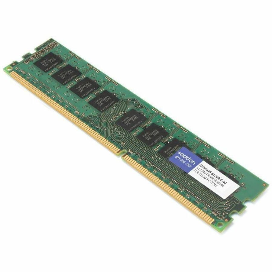 AddOn Cisco® MEM-X45-512MB-E Compatible Factory Original 512MB ECC CL5 DRAM