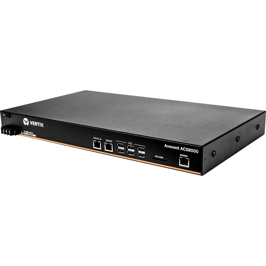 48-Port ACS8000 Console System with dual AC Power Supply and Analog Modem