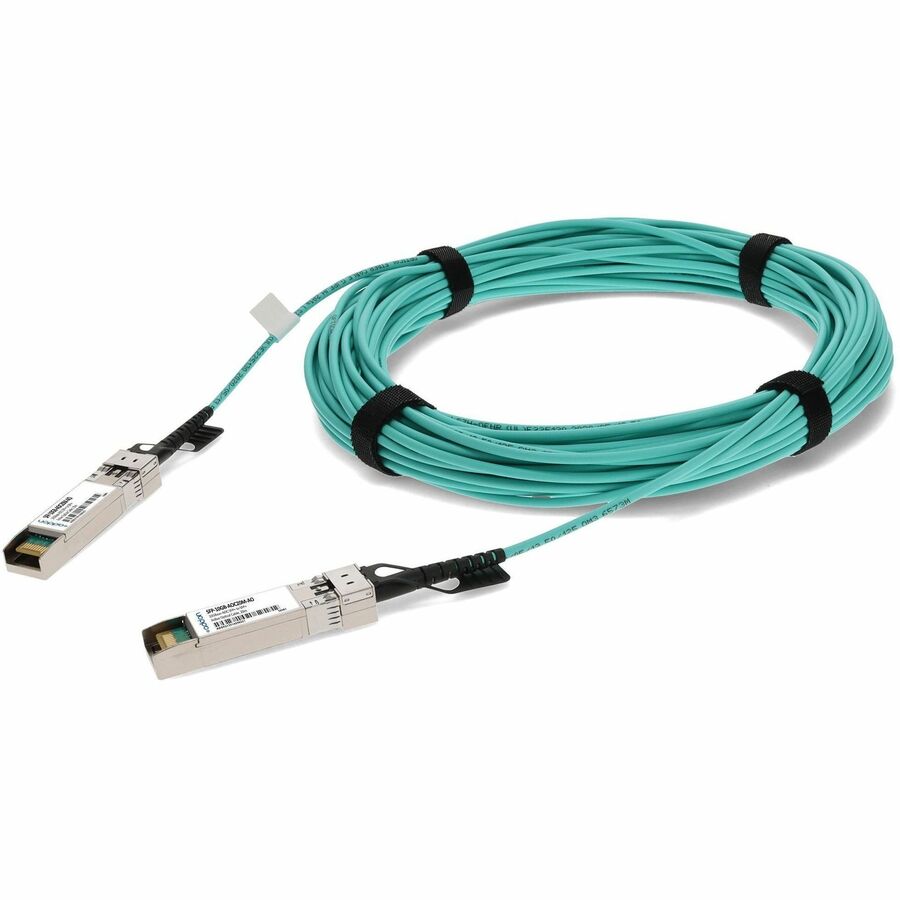 AddOn MSA and TAA Compliant 10GBase-AOC SFP+ Active Optical Cable (850nm, MMF, 20m)