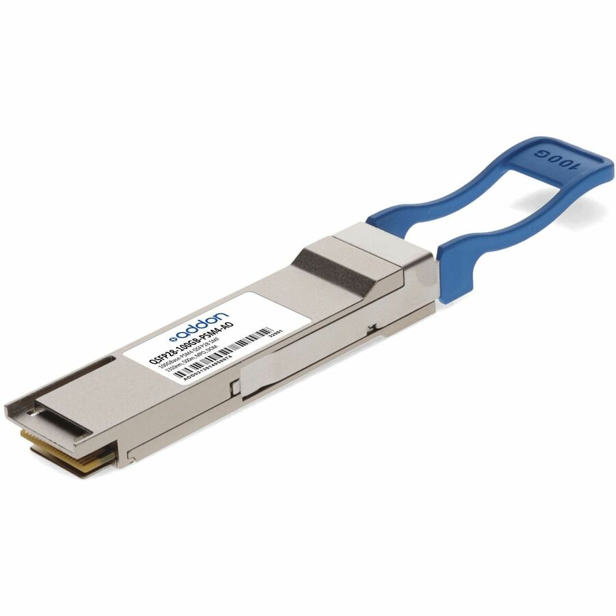 AddOn MSA and TAA Compliant 100GBase-PSM4 QSFP28 Transceiver (SMF, 1310nm, 500m, MPO, DOM)