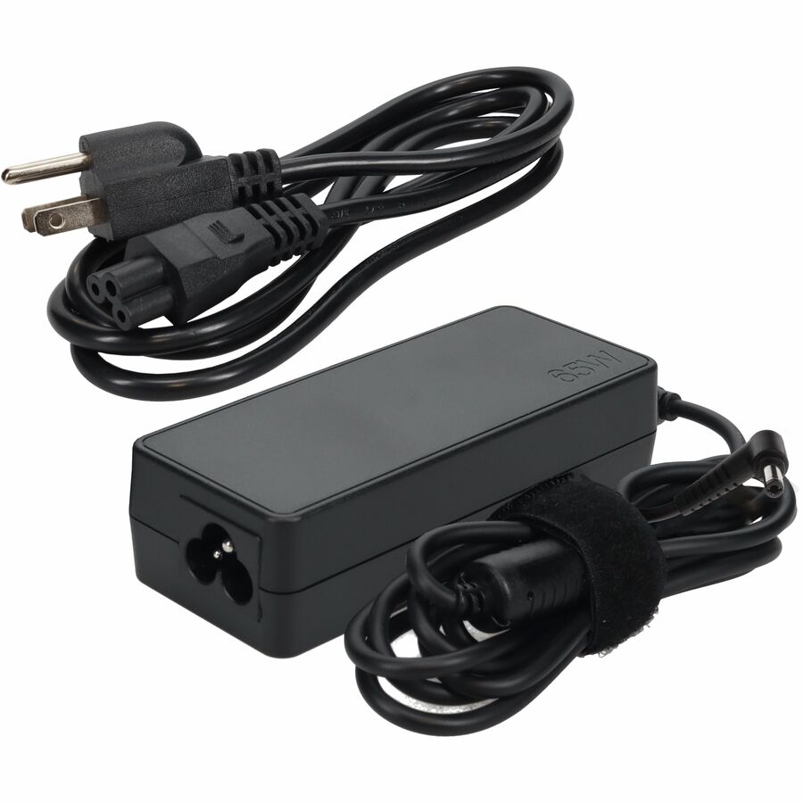 AddOn Lenovo 57Y6400 Compatible 65W 20V at 3.25A Black Slim Tip Laptop Power Adapter and Cable