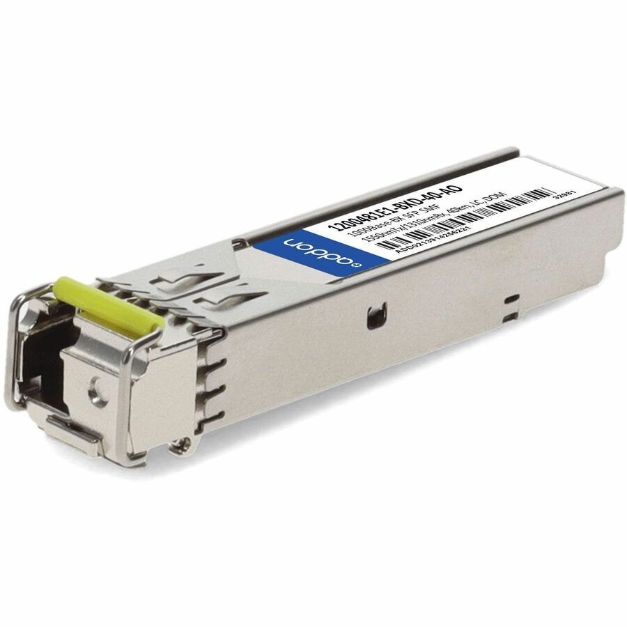 AddOn ADTRAN® 1200481E1-BXD-40 Compatible TAA 1000Base-BX SFP Transceiver (SMF, 1550nmTx/1310nmRx, 40km, LC, DOM)