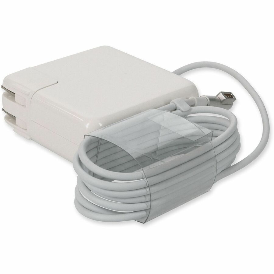 AddOn Apple Computer 661-4485 Compatible 60W 16.5V at 3.65A Black MagSafe 1 Laptop Power Adapter and Cable