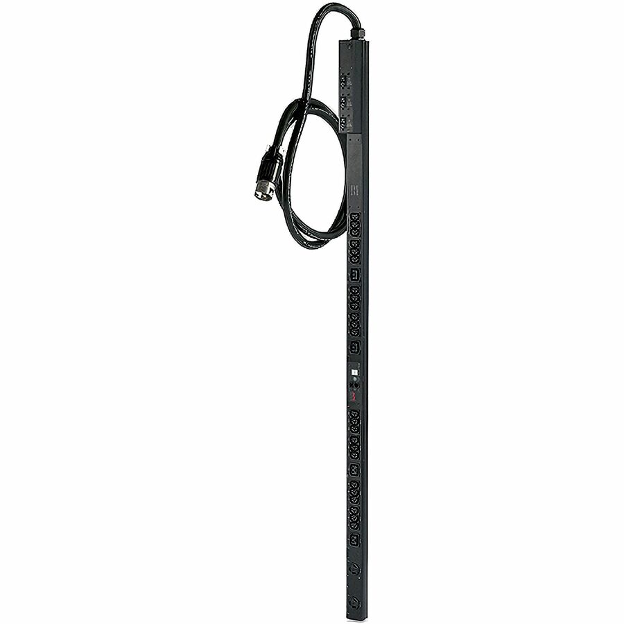 APC NetShelter Metered Rack PDU, 0U, 14.4kW, 208V, 24 C13, 4 C19, 2 NEMA L6-30R outlet, 10 ft cord