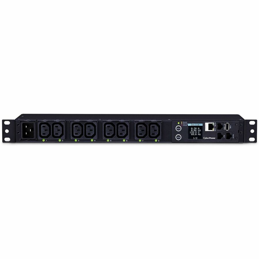 CyberPower PDU81005 100 - 120 VAC 20A Switched Metered-by-Outlet PDU