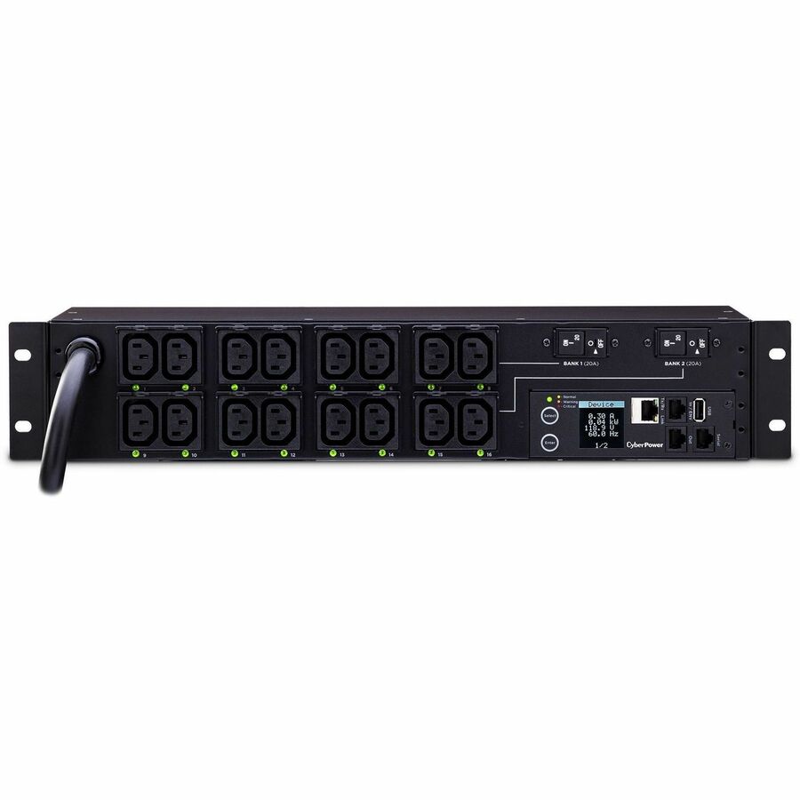 CyberPower PDU81007 200 - 240 VAC 30A Switched Metered-by-Outlet PDU