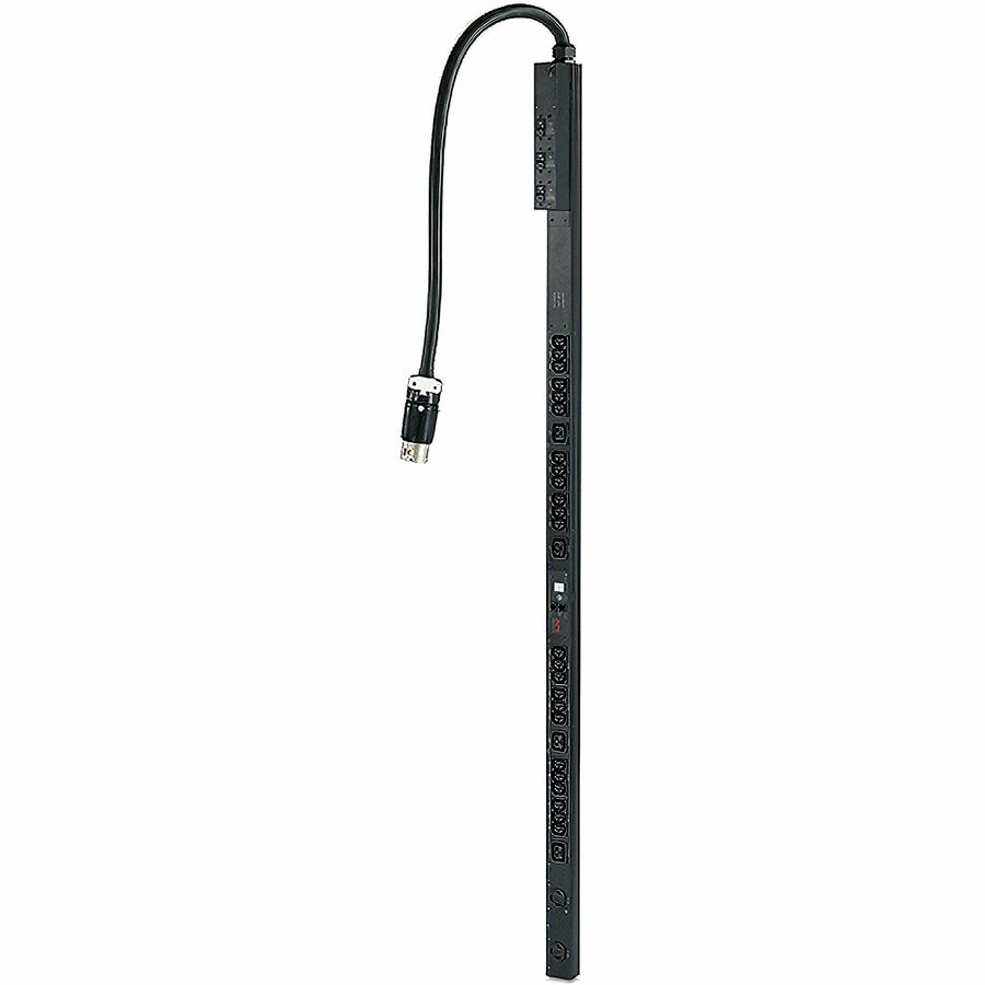 APC NetShelter Metered Rack PDU, Zero U, 14.4kW, 208V, 24 C13, 4 C19, 2 NEMA L6-30R outlet