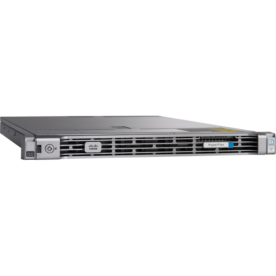 Cisco HyperFlex HX220c M4 1U Rack Server - 1 Xeon E5-2630 v4 2.20 GHz - 128 GB RAM - 12Gb/s SAS Controller