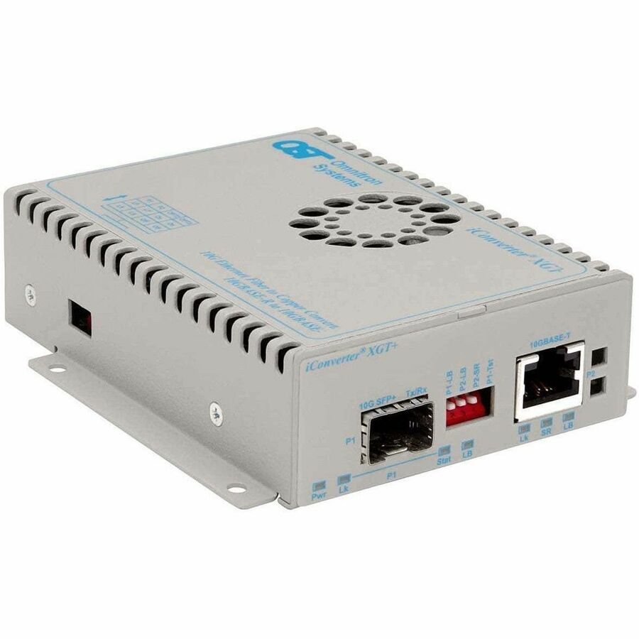 Omnitron Systems 10GBASE-T Ethernet Copper to Fiber Media Converter