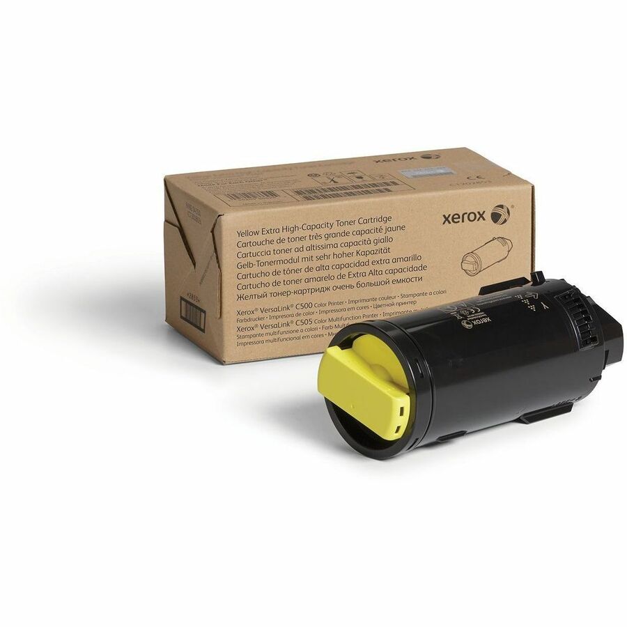 Xerox Genuine Xerox® VersaLink® C505 Color Multifunction Printer Yellow High capacity Toner Cartridge (9000 Pages) - 106R04016