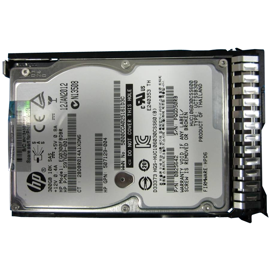 HPE Sourcing 300 GB Hard Drive - 2.5" Internal - SAS (6Gb/s SAS)