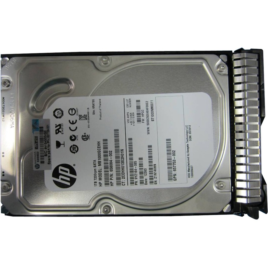 HPE Sourcing 1 TB Hard Drive - 3.5" Internal - SATA (SATA/600)