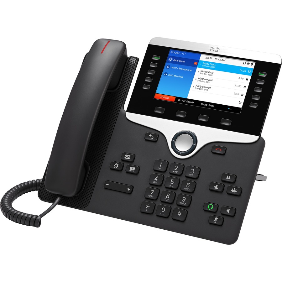 Cisco 8861 IP Phone - Corded - Corded - Wall Mountable, Desktop