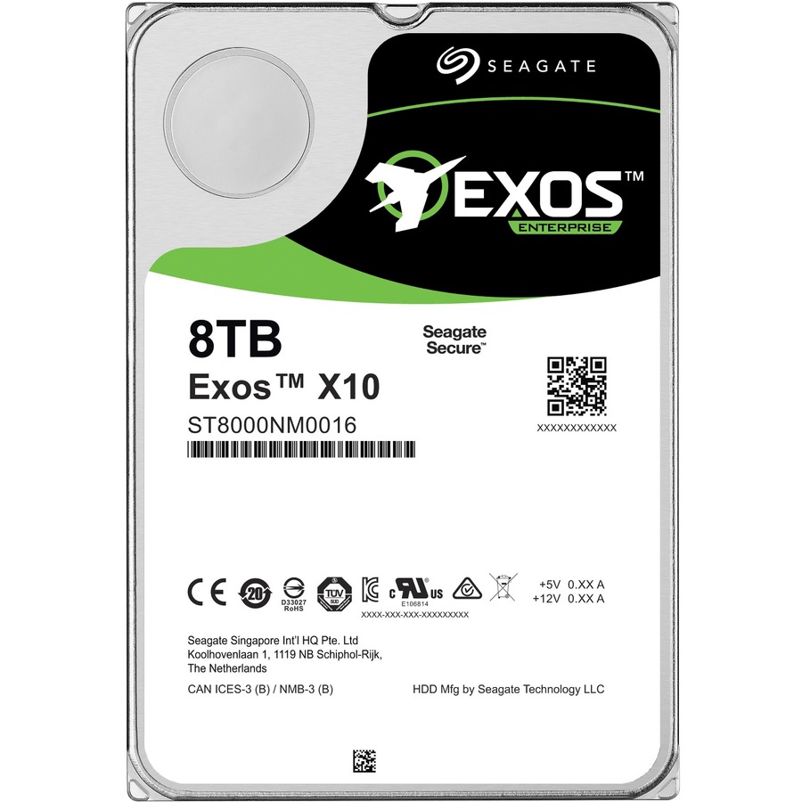 Seagate ST8000NM0016 8 TB Hard Drive - 3.5" Internal - SATA (SATA/600)