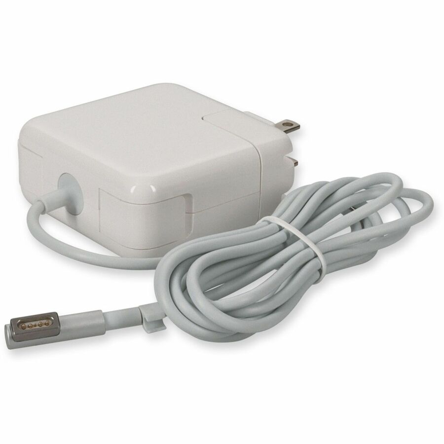 AddOn Apple Computer MC504LLA Compatible 45W 14.5V at 3.1A Black MagSafe 1 Laptop Power Adapter and Cable