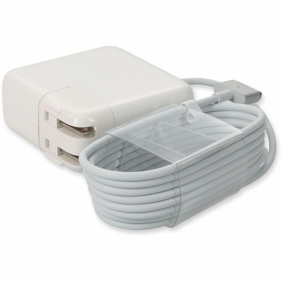 AddOn Apple Computer A1465 Compatible 45W 14.85V at 3.05A Black MagSafe 2 Laptop Power Adapter and Cable