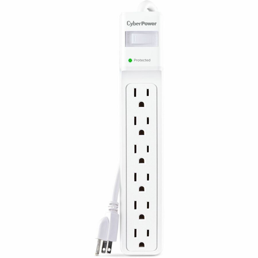 CyberPower CSB606W Essential 6 - Outlet Surge Protector with 900 J Surge Suppression