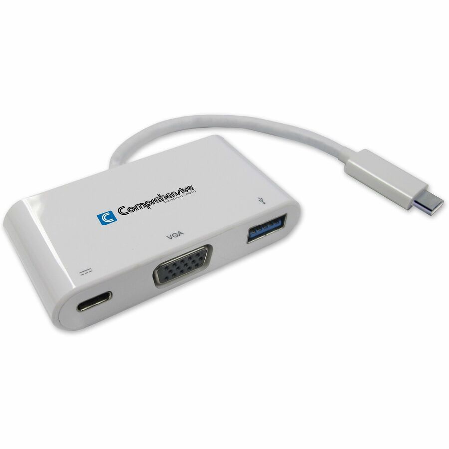 Comprehensive USB Type-C to VGA + USB3.0 + Power Delivery (PD) Adapter