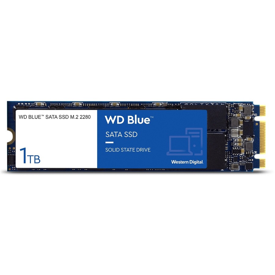 WD Blue 3D NAND 1TB PC SSD - SATA III 6 Gb/s M.2 2280 Solid State Drive