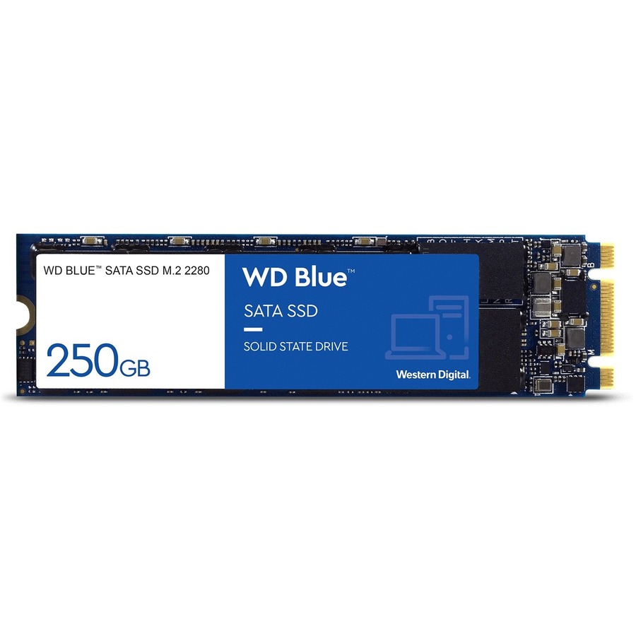 WD Blue 3D NAND 250GB PC SSD - SATA III 6 Gb/s M.2 2280 Solid State Drive