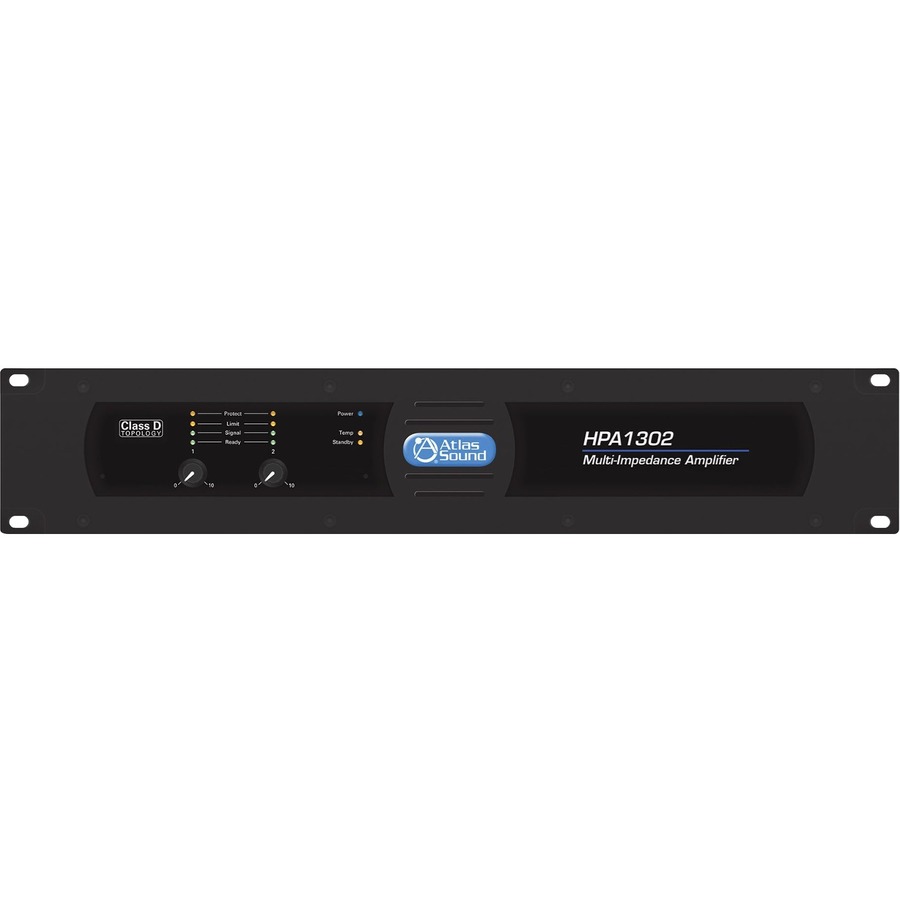 AtlasIED HPA1302 Amplifier - 1300 W RMS - 2 Channel - Black