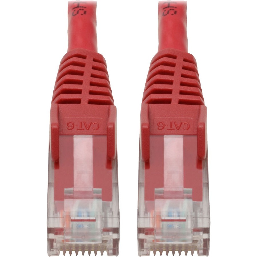 Tripp Lite N201-06N-RD Cat.6 UTP Patch Network Cable - 5.9" Category 6 Network Cable for Network Device, Network Adapter, Router, Server, Modem, Hub, Switch - First End: 1 x RJ-45 Network - Male - Second End: 1 x RJ-45 Network - Male - 1 Gbit/s - Patch Ca