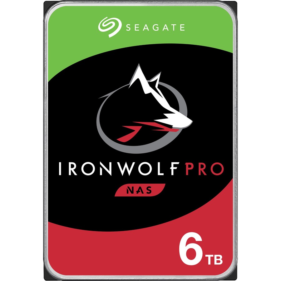 Seagate IronWolf Pro ST6000NE0023 6 TB Hard Drive - 3.5" Internal - SATA (SATA/600) - Conventional Magnetic Recording (CMR) Method