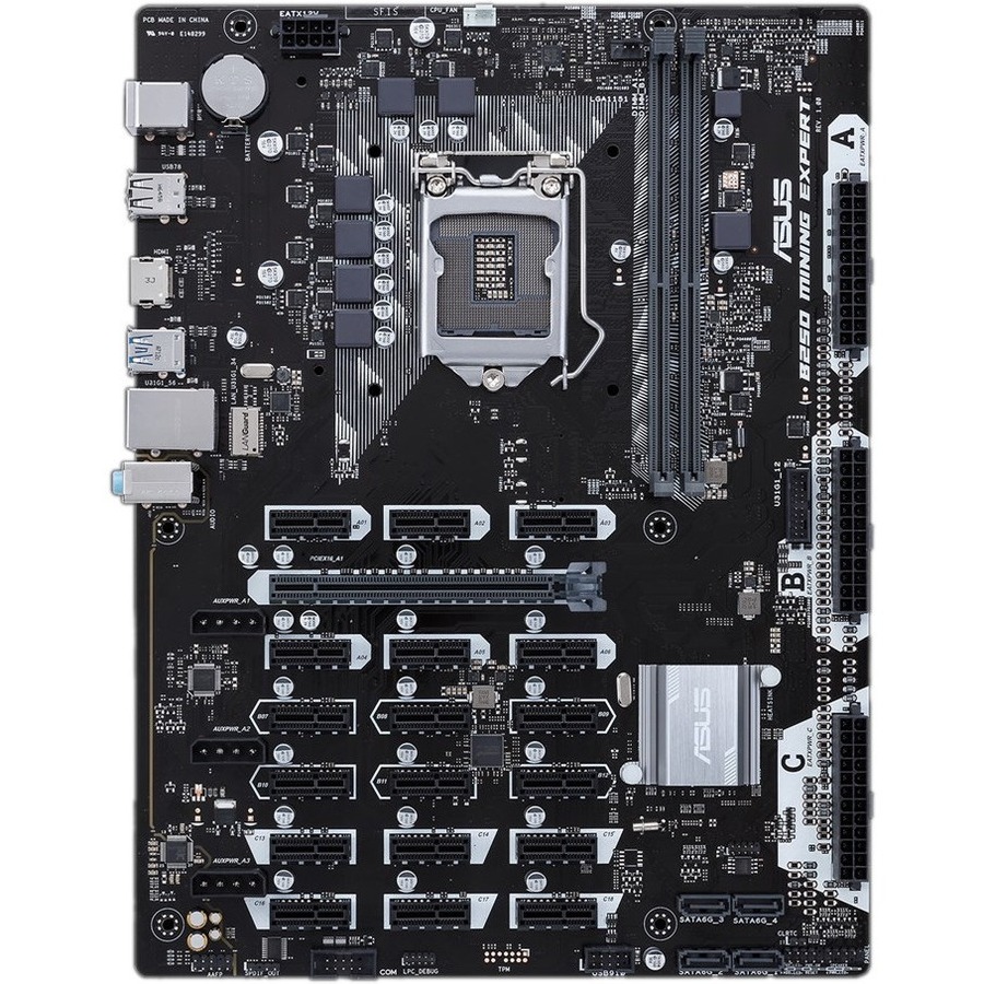 Asus B250 MINING EXPERT Desktop Motherboard - Intel B250 Chipset