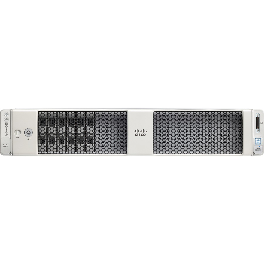 Cisco C240 M5 2U Rack-mountable Server - 1 Xeon Silver 4110 2.10 GHz - 16 GB RAM - 12Gb/s SAS Controller
