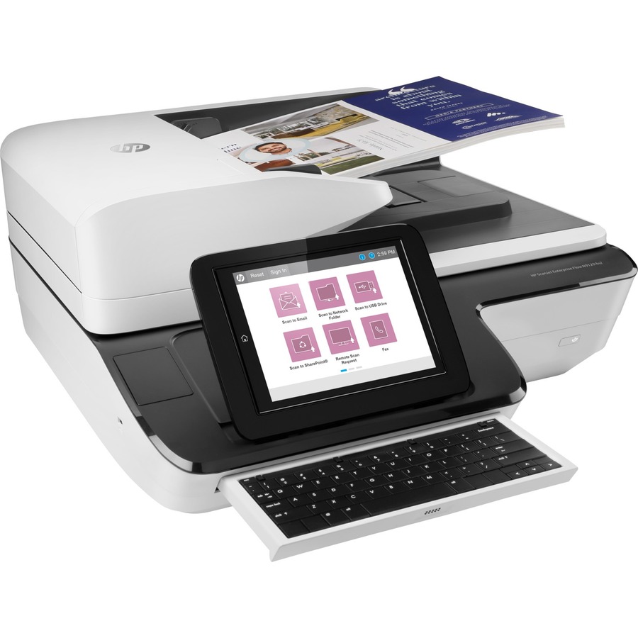 HP Scanjet N9120 Sheetfed Scanner - 600 dpi Optical - Black, White