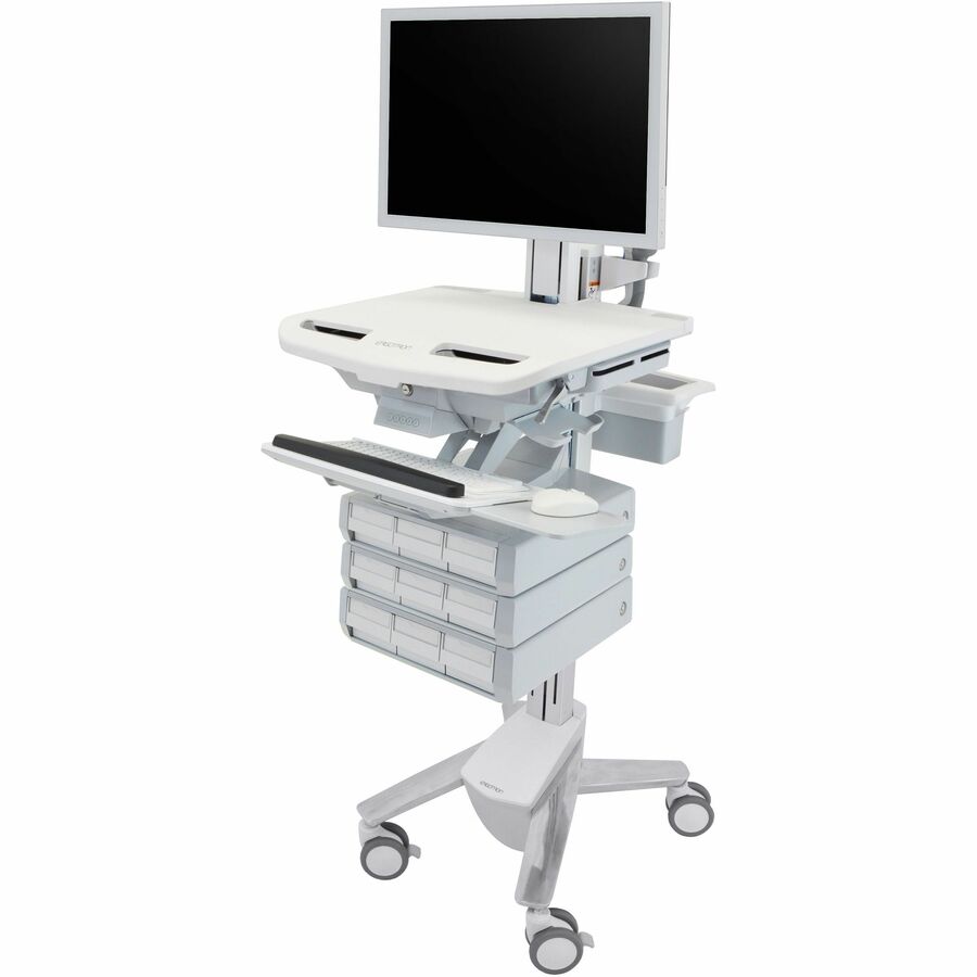 Ergotron StyleView® Cart with HD Pivot, 9 Drawers (3x3)