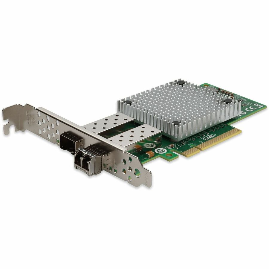 AddOn QLogic® QLE3442-SR-CK Comparable 10Gbs Dual Open SFP+ Port 300m MMF PCIe 3.0 x8 Network Interface Card w/2 10GBase-SR SFP+ Transceivers