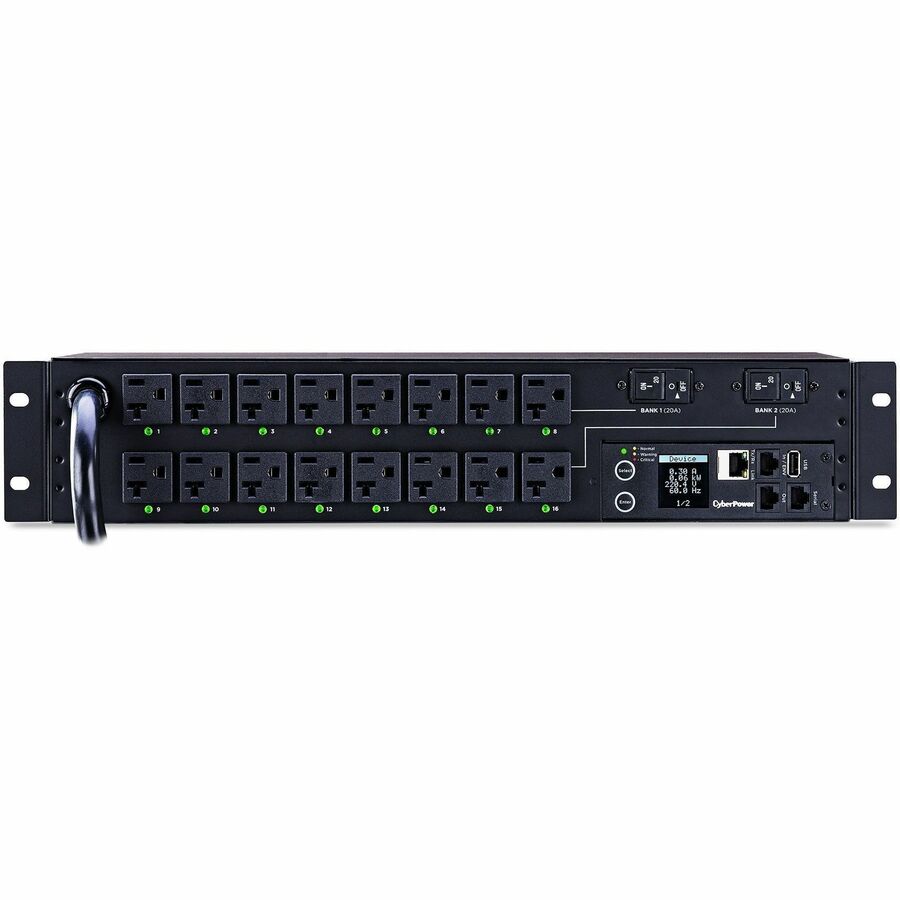 CyberPower PDU41003 Single Phase 100 - 120 VAC 30A Switched PDU