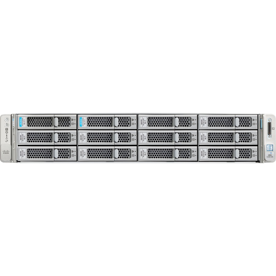 Cisco C240 M5 2U Rack Server - 2 Xeon Silver 4114 2.20 GHz - 96 GB RAM - 12Gb/s SAS Controller