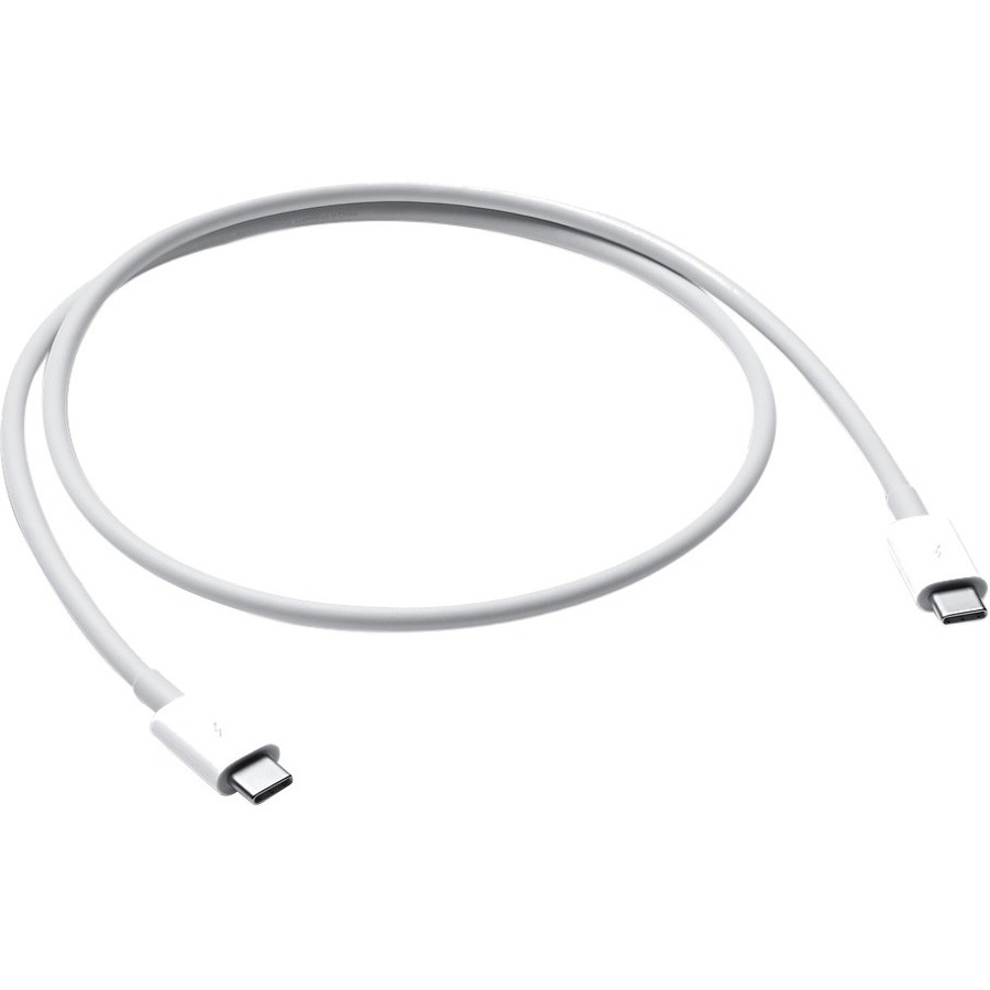 Apple Thunderbolt 3 Usb C Cable 0 8 M Thunderbolt 3 For Hard Drive Macbook Imac 5 Gb S 2 62 Ft 1 X Usb Type C Male Thunderbolt 3 1 X Usb Type C Male Thunderbolt 3 White Mq4h2am A