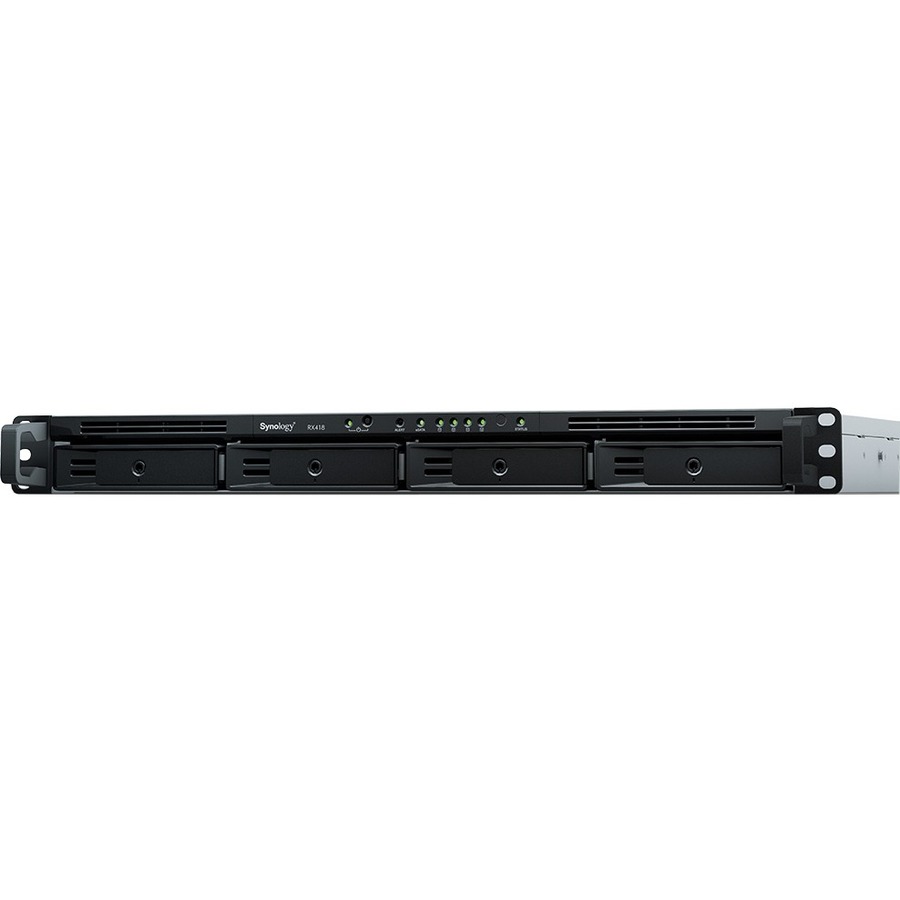 Synology RX418 Drive Enclosure - 1U Rack-mountable - 4 x HDD