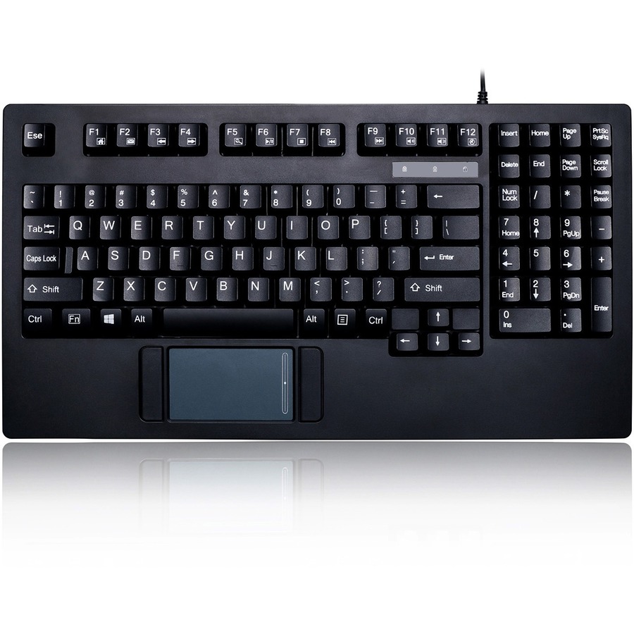 Adesso AKB-425UB 1U Rackmount Touchpad Keyboard