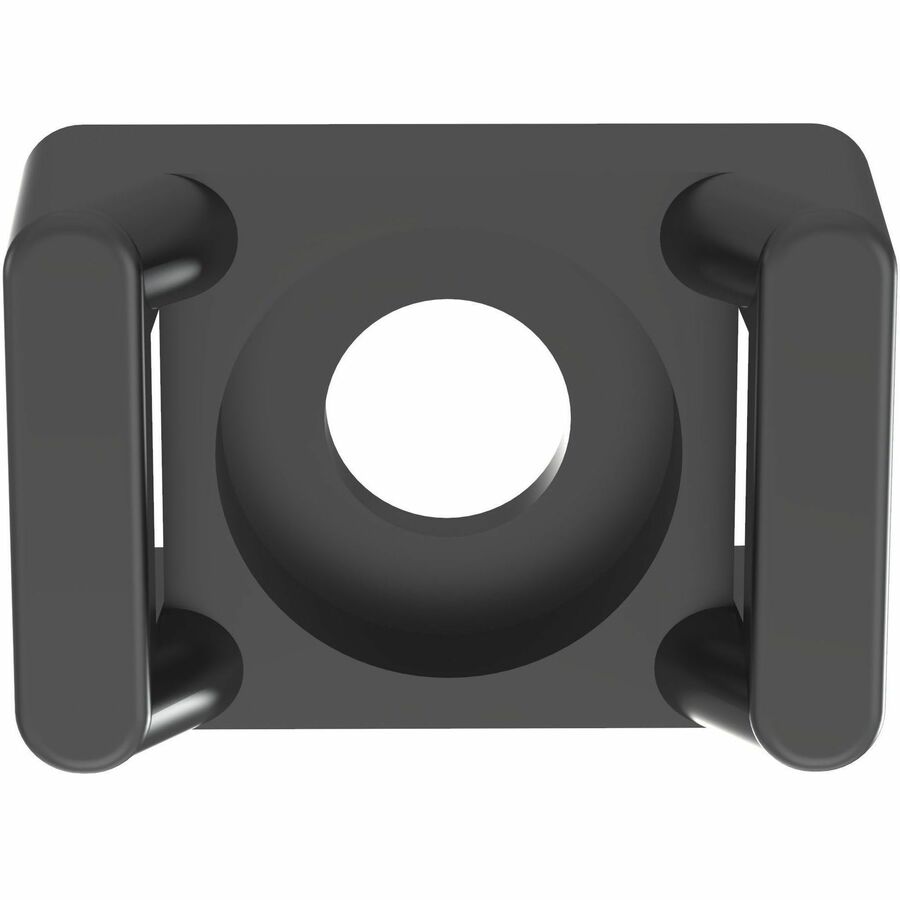 Panduit Super-Grip SGTM3S10-C0 Cable Tie Mount, Black, Supergrip, UV PA 6.6, Screw, #10