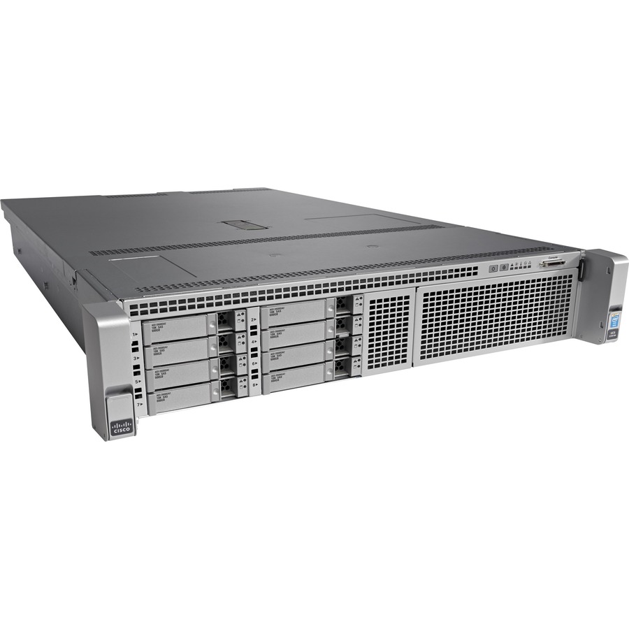 Cisco C240 M4 2U Rack Server - 2 Xeon E5-2680 v3 2.50 GHz - 32 GB RAM - 12Gb/s SAS, Serial ATA Controller - Refurbished