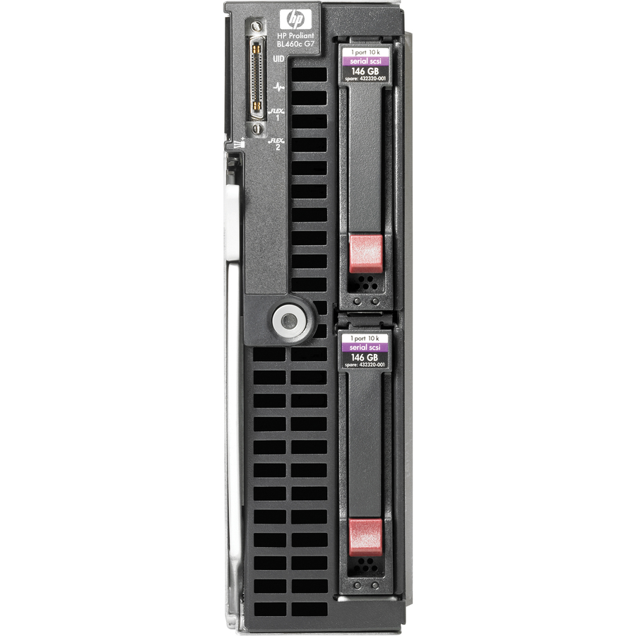 HPE Sourcing ProLiant BL460c 603569-B21 Blade Server - 1 Xeon E5640 2.66 GHz - 6 GB RAM - Serial Attached SCSI (SAS) Controller