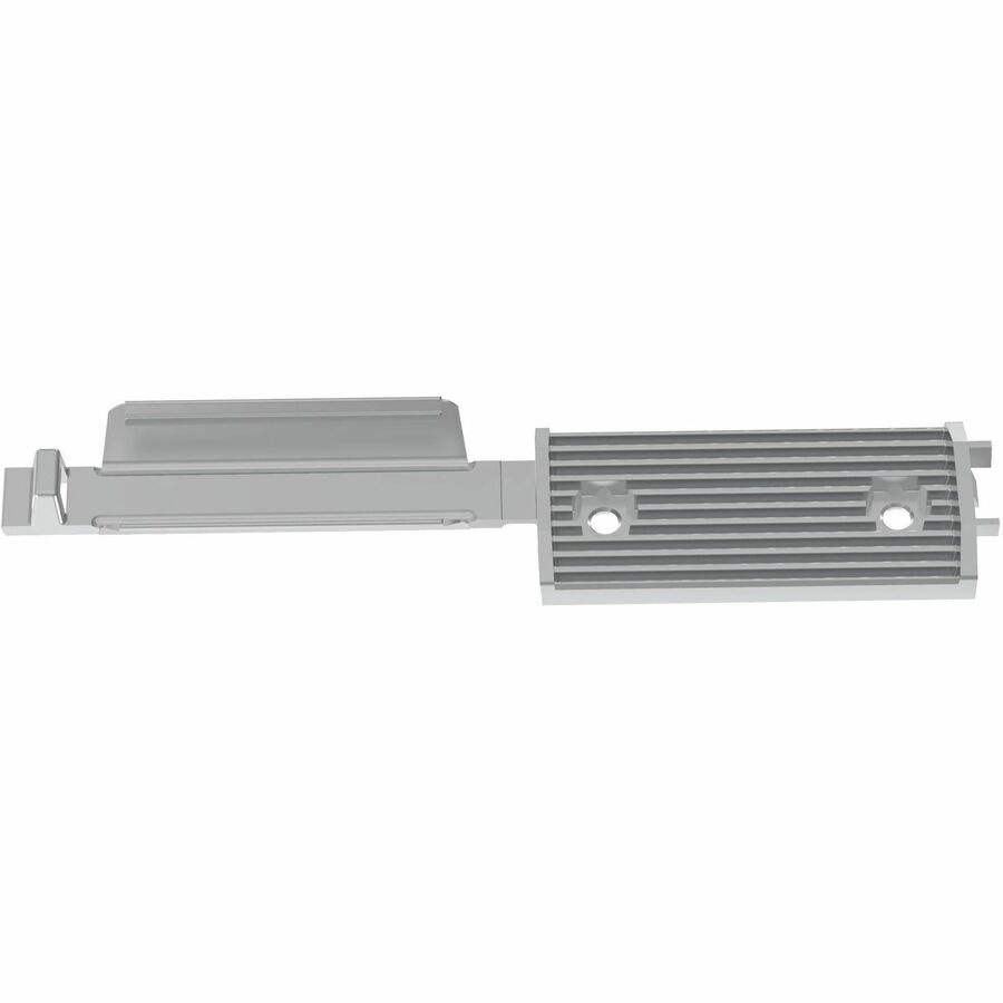 Panduit FCM2-A-T14 Flat Cable Mount, Gray, PA 6.6, Rubber Adh., 2.22x1" , PK200