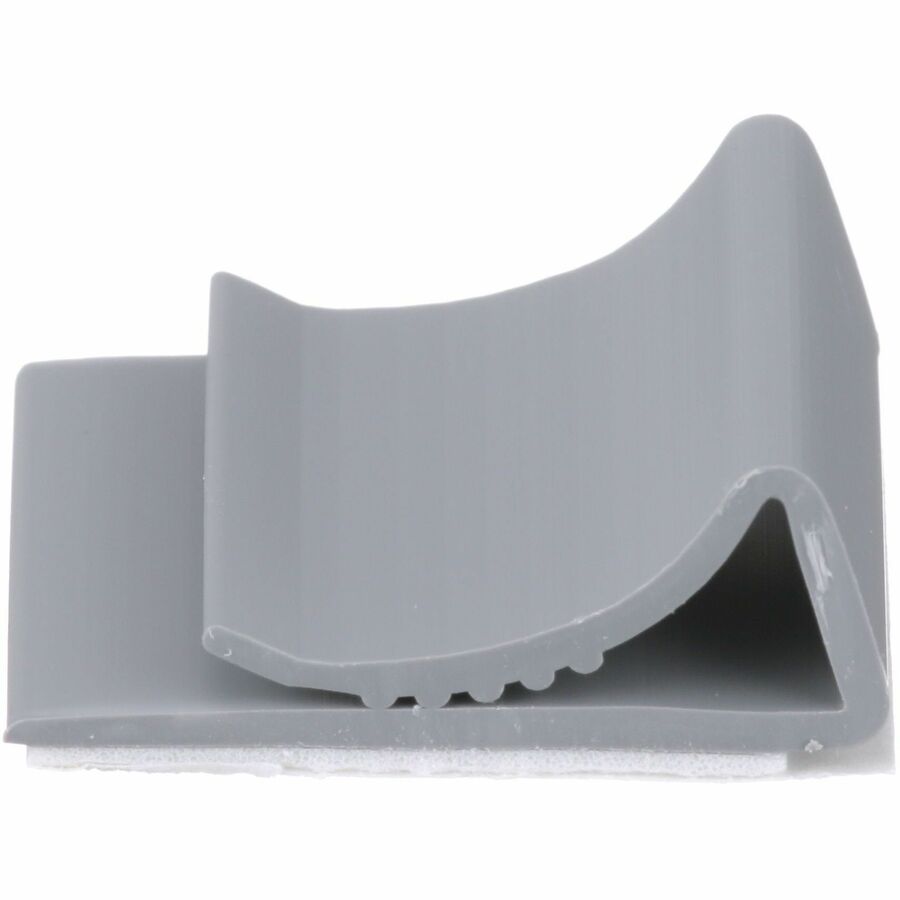 Panduit FCC-A-D8 Flat Cable Mount, Gray, PVC, Rubber Adh., 1x1.09" , PK500
