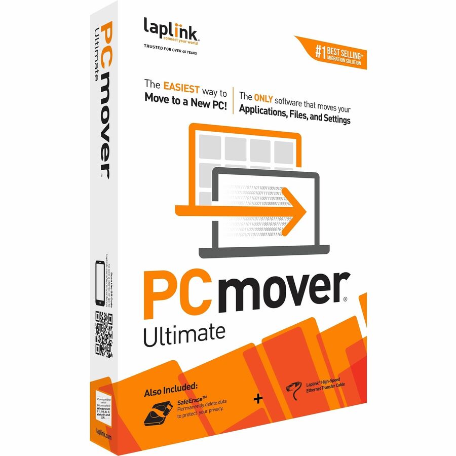 Laplink PCmover Ultimate v.11 with Ethernet cable - Utility - PC