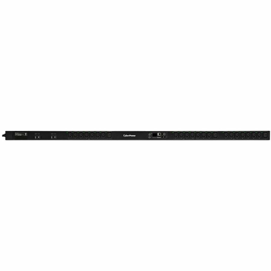 CyberPower PDU81105 Single Phase 200 - 240 VAC 30A Switched Metered-by-Outlet PDU