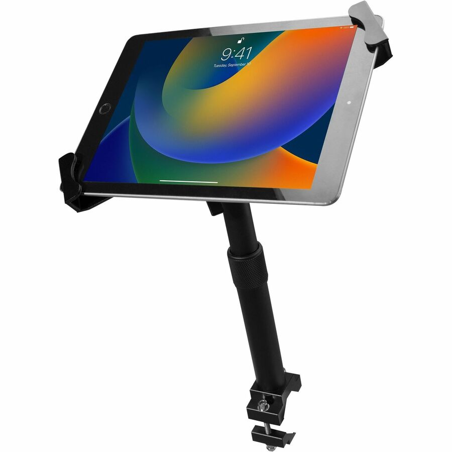 CTA Digital Height-Adjustable Tube-Grip Security Mount for 7-14 Inch Tablets