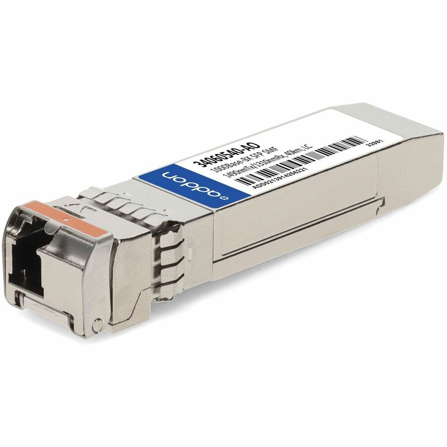 AddOn Huawei® 34060540 Compatible TAA 1000Base-BX SFP Transceiver (SMF, 1490nmTx/1310nmRx, 40km, LC, Transmission Networks)