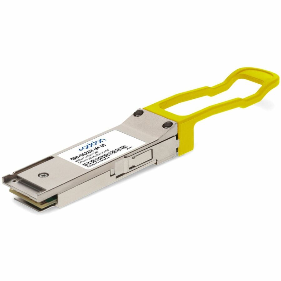 AddOn MSA and TAA 40GBase-LX4 QSFP+ Transceiver (SMF, 1270nm to 1330nm, 150m, LC, DOM)