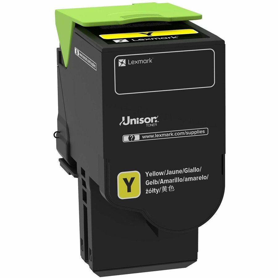 Lexmark Unison Original Ultra High Yield Laser Toner Cartridge - Yellow Pack