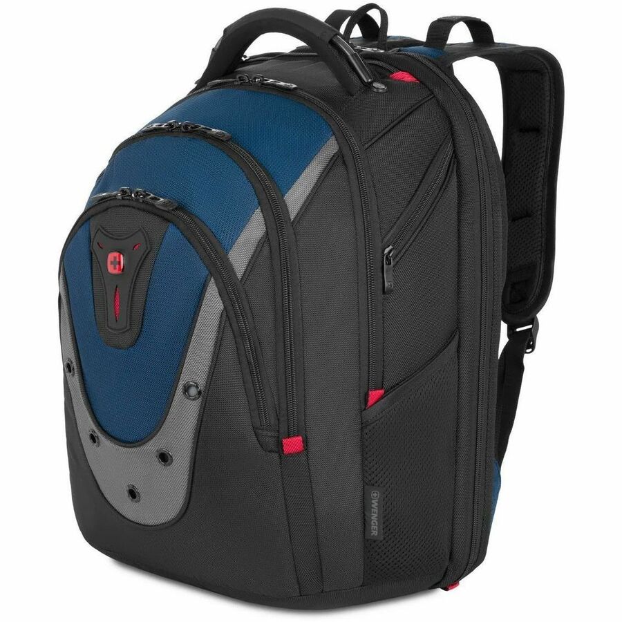Wenger IBEX 27316060 Carrying Case (Backpack) for 17" Notebook - Blue, Gray, Black