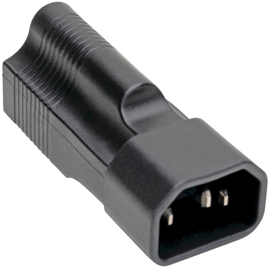 Tripp Lite NEMA 5-15R to C14 Power Cord Adapter - 10A, 125V, Black - 1 x IEC 60320 C14 Plug - 1 x NEMA 5-15R Receptacle - 125 V AC / 15 A - Black